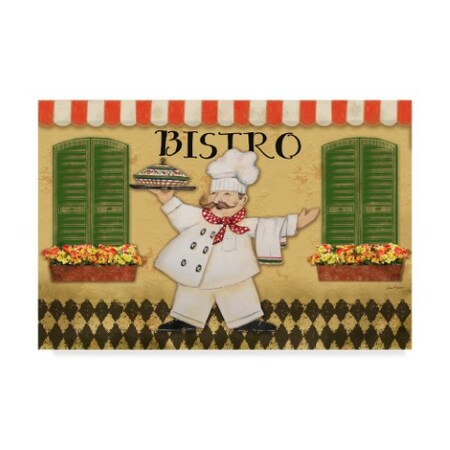 Trademark Fine Art Jean Plout 'Bistro Chef 1' Canvas Art, 30x47 ALI37221-C3047GG